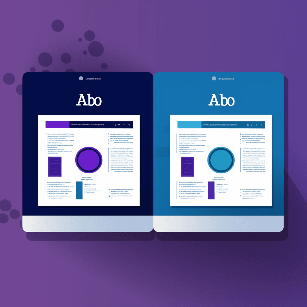 A/B testing illustration